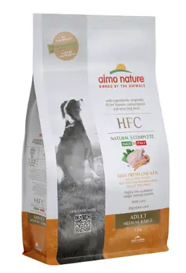 Almo Nature сухой корм для взрослых собак средних и крупных пород с курицей